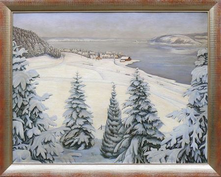 Winter auf der Höri by Eugen Segewitz - Auction record, sale price, and art valuation. Compare with similar artists and explore comparable artworks.