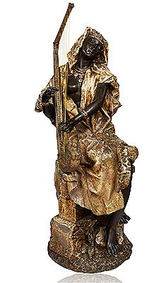Arab Maiden with Harp