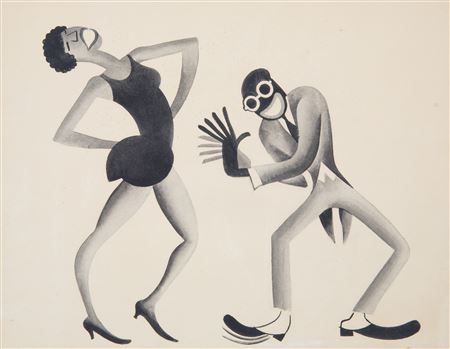 Pair of Jazz Dancers