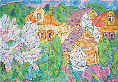 In Bloom, 1971 by Valeriy Kokurin - Auction record, sale price, and art valuation. Compare with similar artists and explore comparable artworks.