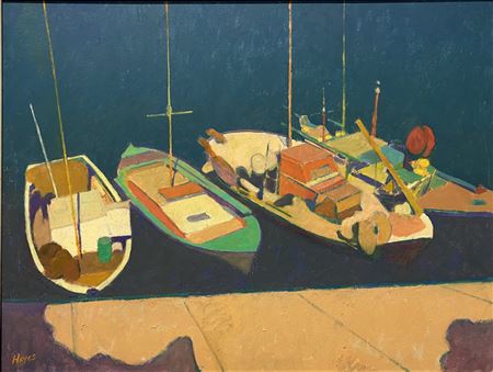 Morning, Heraklion Harbour, Crete.