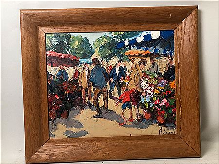 The flower market
