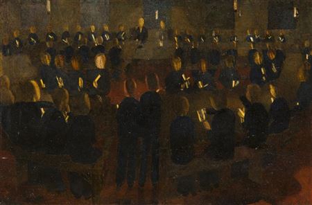 Vorbereitung (Morgenandacht im Waisenhaus) by Otto Meyer-Amden - Auction record, sale price, and art valuation. Compare with similar artists and explore comparable artworks.