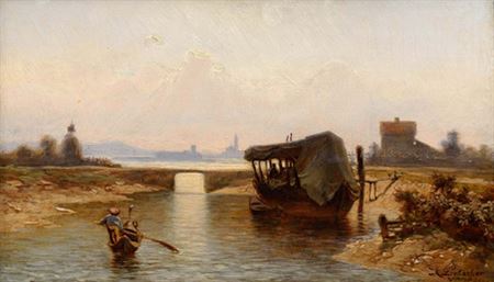 Sample artwork by Karel Liebscher (1851 - 1906), known for painting - View similar artists and auction records