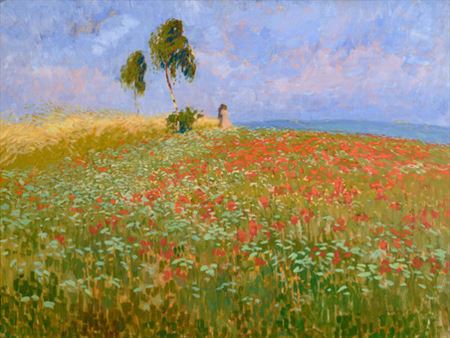 Summer on the Zvičina Hill by Karel Langer - Auction record, sale price, and art valuation. Compare with similar artists and explore comparable artworks.