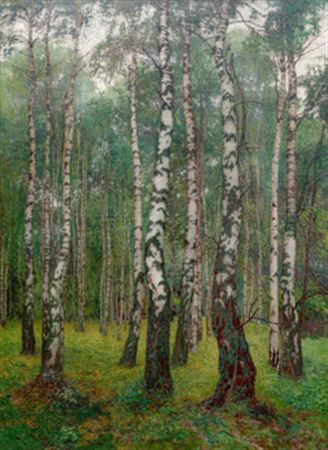Birch Grove by Alois Kalvoda - Auction record, sale price, and art valuation. Compare with similar artists and explore comparable artworks.