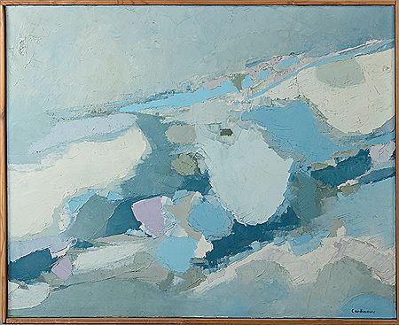Abstraction in blue. by Jean Claude Cardinaux - Auction record, sale price, and art valuation. Compare with similar artists and explore comparable artworks.