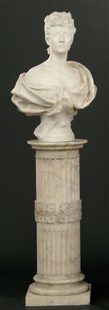 Henriette de Mailly-Nesle in bust (1852-1913).