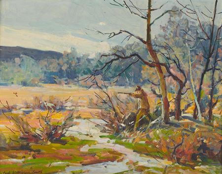 Fall Hunting Scene