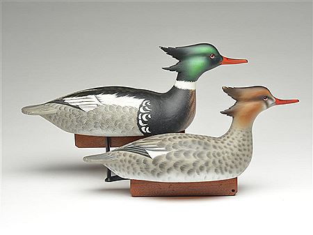 Pair of cork body mergansers
