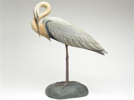Full size blue heron