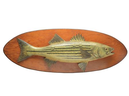 Sample artwork by Lawrence Irvine (1918 - 1998), known for woodcarver-fish - View similar artists and auction records