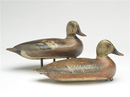 Pair of hollow carved widgeon by George Sibley - Auction record, sale price, and art valuation. Compare with similar artists and explore comparable artworks.
