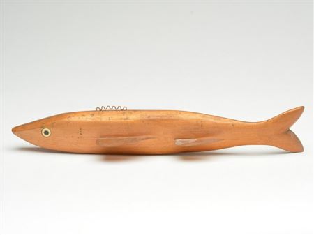 Very large walleye fish decoy
