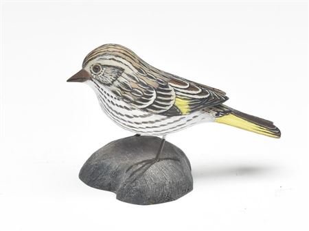 Pine siskin by Jesse D (Jess) Blackstone - Auction record, sale price, and art valuation. Compare with similar artists and explore comparable artworks.