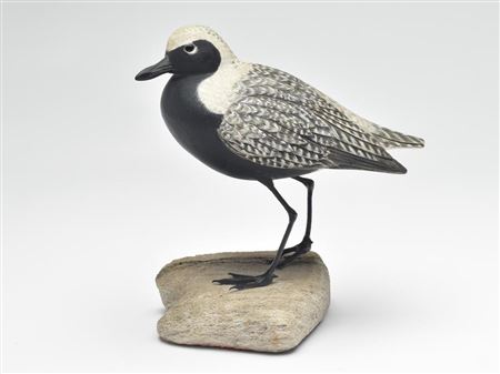 Full bodied decorative black bellied plover