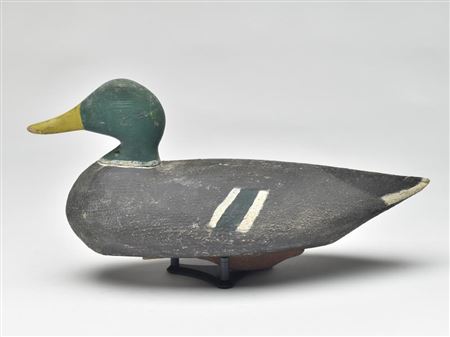 Sample artwork by Ned Burgess (1868 - 1958), known for duck decoy carving - View similar artists and auction records