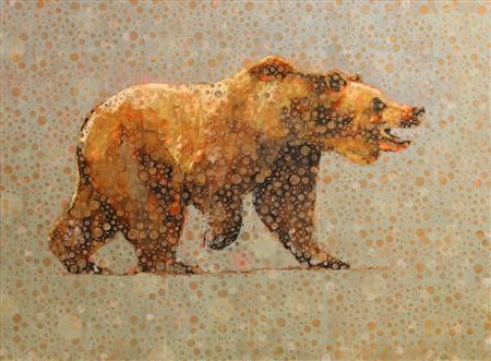ANIMAL PAINTING #014-1138 (GRIZZLY); 2014 by Les Thomas - Auction record, sale price, and art valuation. Compare with similar artists and explore comparable artworks.