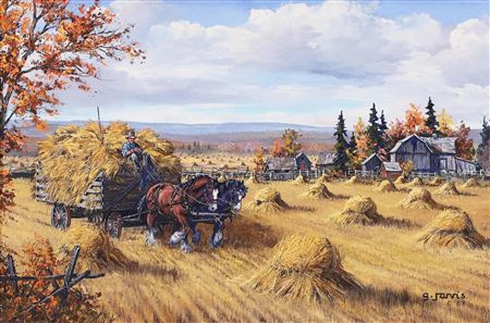 WORKING FOR SUPPER; 1987 by Georgia Jarvis - Auction record, sale price, and art valuation. Compare with similar artists and explore comparable artworks.