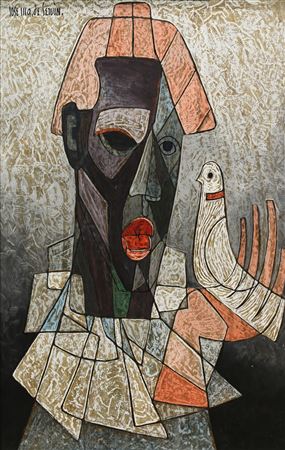Figure with Dove