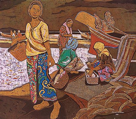 Sample artwork by M Sukri Derahman (Born 1975), known for painting - View similar artists and auction records