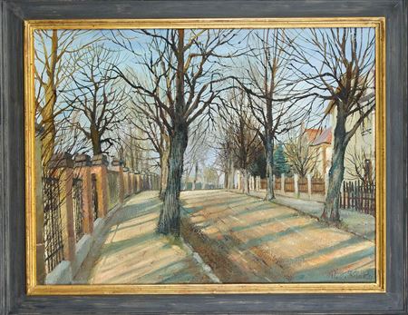 Dorfallee by Rudolf Kanka - Auction record, sale price, and art valuation. Compare with similar artists and explore comparable artworks.