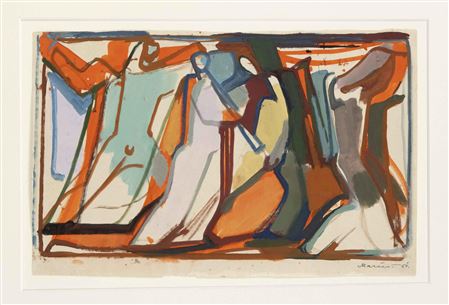 Abstracted figure round