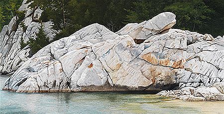 Sample artwork by Ivan Wheale (Born 1934), known for landscape and photo-real object painting, drawing, teaching - View similar artists and auction records