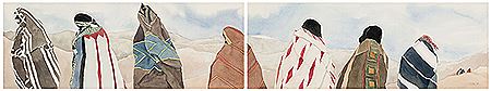 The Parting of the Tribes (Diptych)