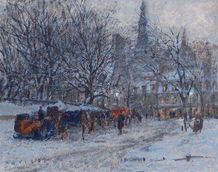 Twilight, Place d'Armes, Quebec