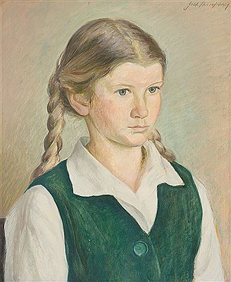 Portrait by Jack Weldon Humphrey - Auction record, sale price, and art valuation. Compare with similar artists and explore comparable artworks.