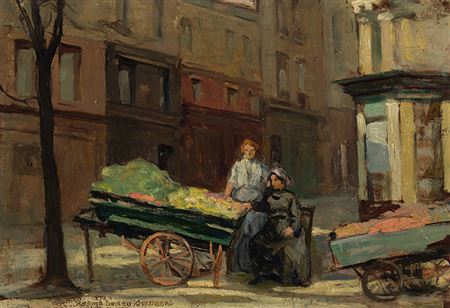 Vegetable Carts, Paris