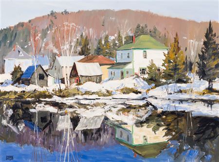 Sample artwork by Murray Stewart (1919 - 2006), known for painting - View similar artists and auction records