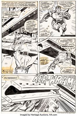 X-Men #106 Story Page 3 Original Art (Marvel, 1977) by Bob (William Robert) Brown - Auction record, sale price, and art valuation. Compare with similar artists and explore comparable artworks.