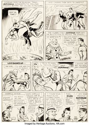 Action Comics #28 Story Page 13 Original Art (DC, 1940)