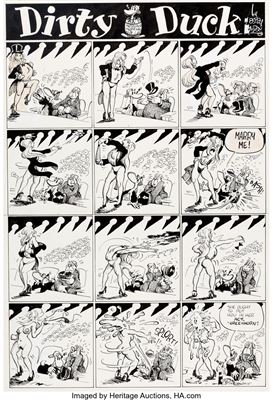 Dirty Duck Original Art Complete Story (1975)