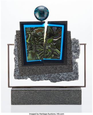 Vetro Muralis by William Carlson - Auction record, sale price, and art valuation. Compare with similar artists and explore comparable artworks.
