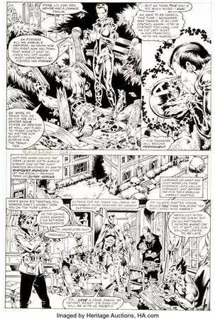 The Avengers Annual #10 Story Page 8 Original Art (Marvel, 1981)