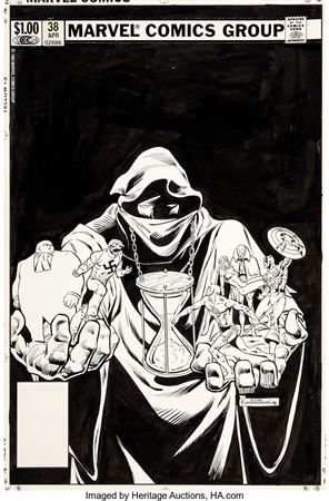 What If? #38 Cover Original Art (Marvel, 1983)