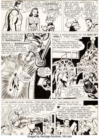 Superman #65 Story Page 4 Original Art (DC, 1950)