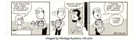 Garfield Daily First Appearance of Liz Wilson Comic Strip Original Art dated 6-26-79 (United Feature Syndicate, 1979)