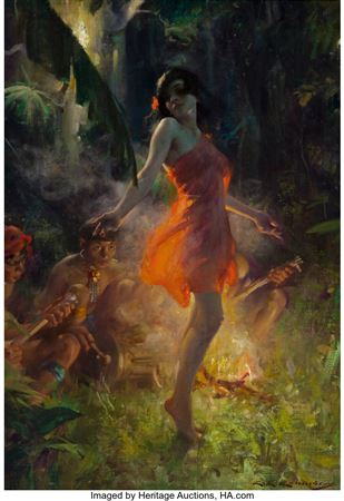 Fire Dancer, circa 1920