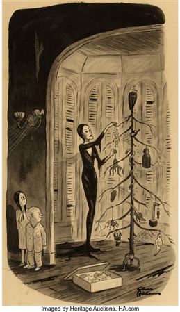 Artwork by Charles Addams