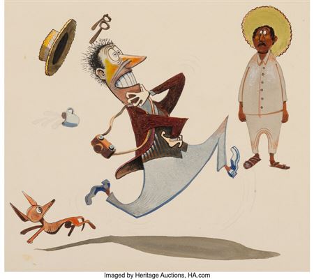 Sample artwork by Virgil Partch (1916 - 1984), known for illustration, cartoons - View similar artists and auction records