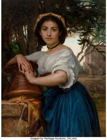 Young Romani water carrier