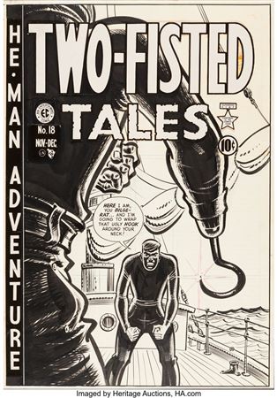 Harvey Kurtzman Two-Fisted Tales #18 Cover Original Art (EC, 1950)