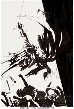 Jock Detective Comics #799 Cover Original (DC, 2004)