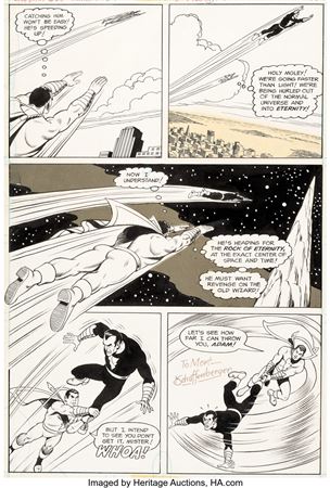 Kurt Schaffenberger Shazam! #28 Story Page 11 Black Adam Original Art (DC, 1977)