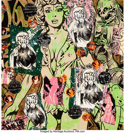 Sample artwork by Aiko (Born 1975), known for painting - View similar artists and auction records