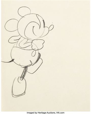 Steamboat Willie Mickey Mouse Animation Drawing